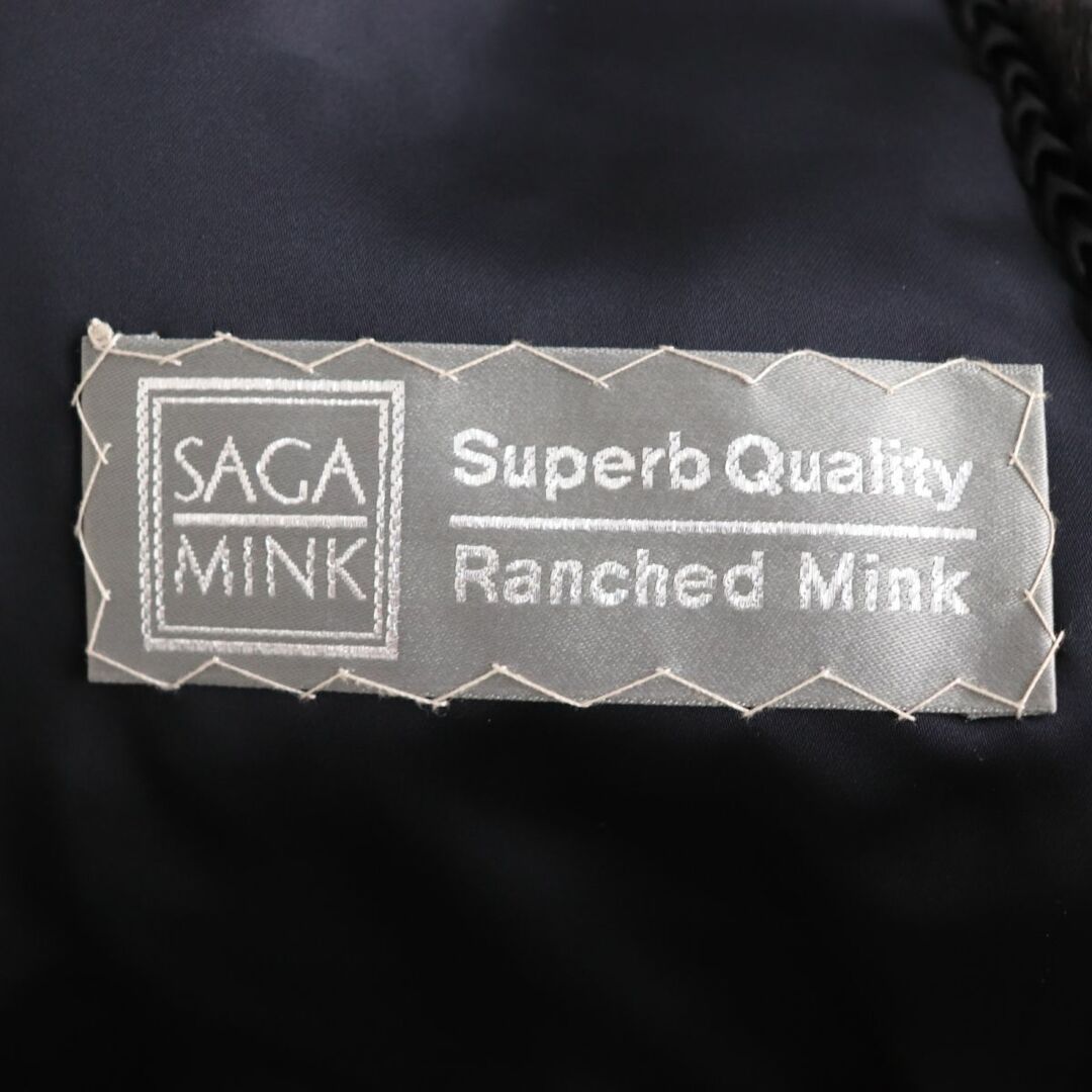 売上高No.1の商品 極美品☆SAGA MINK サガミンク 本毛皮コート ダーク