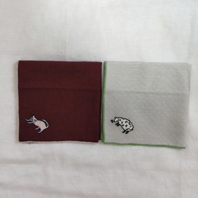 IDEE(イデー)のIDEE POOL Everyday Handkerchief ハンカチ2セット レディースのファッション小物(ハンカチ)の商品写真