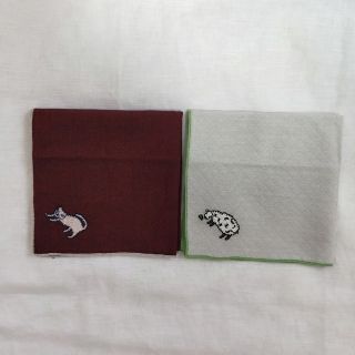 イデー(IDEE)のIDEE POOL Everyday Handkerchief ハンカチ2セット(ハンカチ)