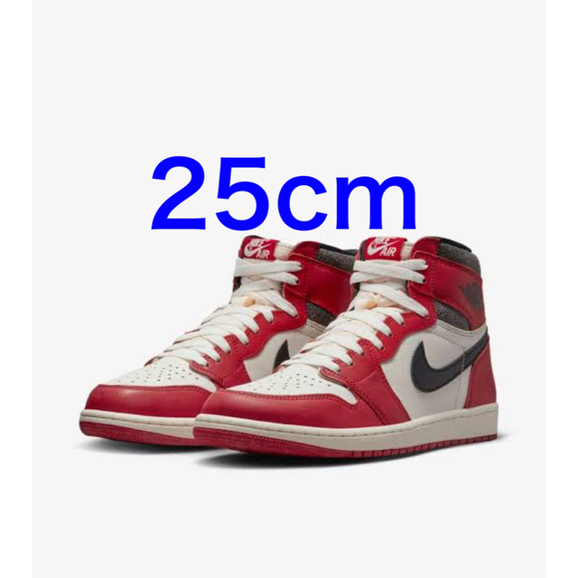 NIKE AIR JORDAN 1 CHICAGO 25cm シカゴ - スニーカー