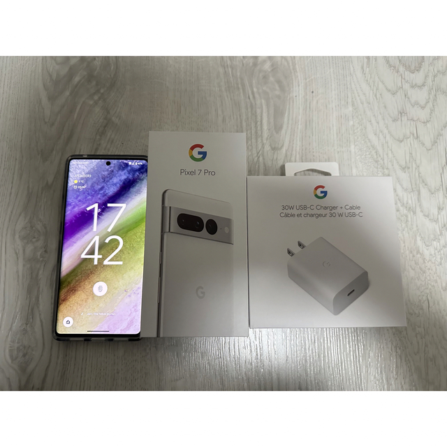 Pixel 7 Pro 256GB snow SIMフリー - スマートフォン本体