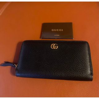 グッチ(Gucci)のGucci 長財布　黒　GGアーモント　お値下げ(財布)