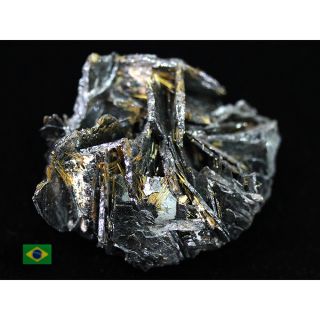 天然原石 ゴールドルチル原石結晶 /約86g/1個 ブラジル産(置物)