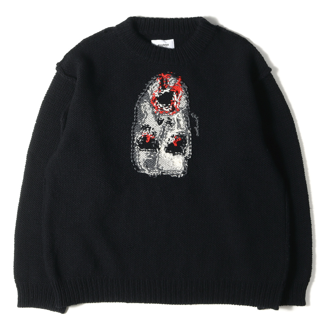 doublet ダブレット 19AW フェイス デザイン ローゲージ オーバー