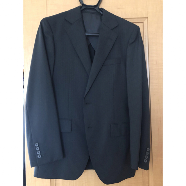 【美品】　五大陸　オンワード樫山　スーツ　黒 メンズのスーツ(セットアップ)の商品写真