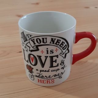 LOVERS MUG HIS&HERS 赤(食器)