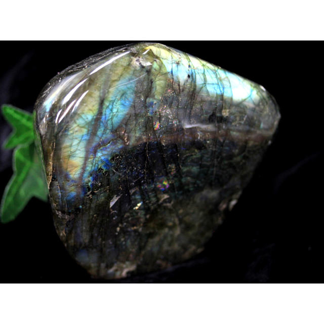 天然原石 ラブラドライトポリッシュ /約1255g/1個 カナダ産