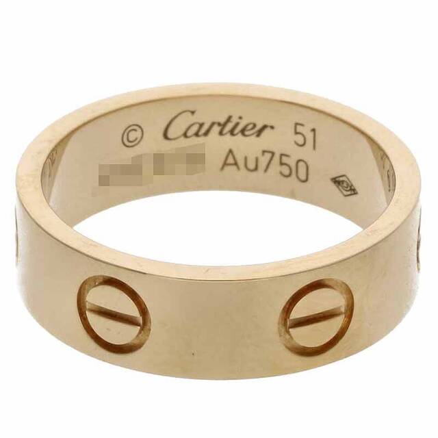 女性が喜ぶ♪ Cartier カルティエ LOVE RING ラブリング K18YGリング メンズ 11号/51 リング(指輪) 