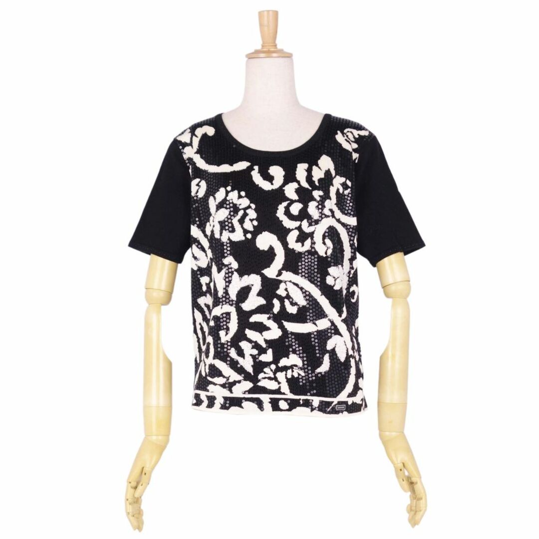 ネイビーシー 美品 レオナール LEONARD FASHION ニット セーター