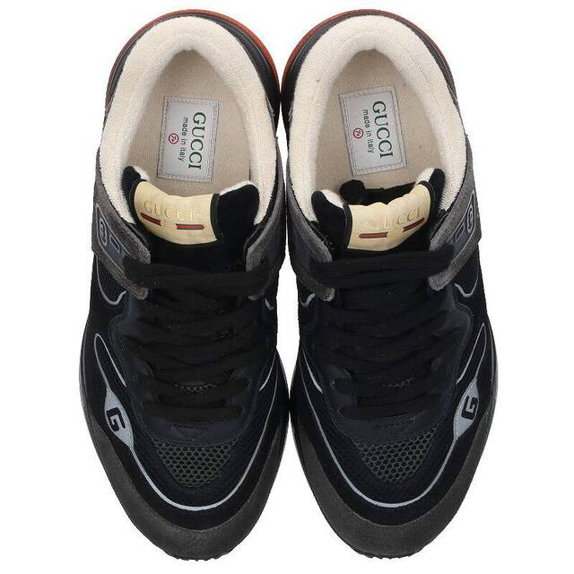 Gucci(グッチ)のグッチ 587241 ウルトラスペースレザーローカットスニーカー メンズ 7.5 メンズの靴/シューズ(スニーカー)の商品写真