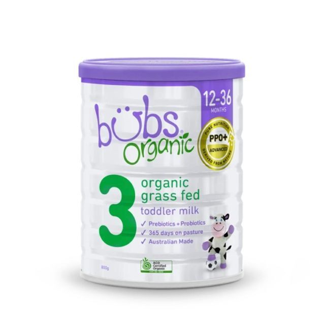 Bubs Organicバブズオーガニック粉ミルクS3-1缶-mydeen出品