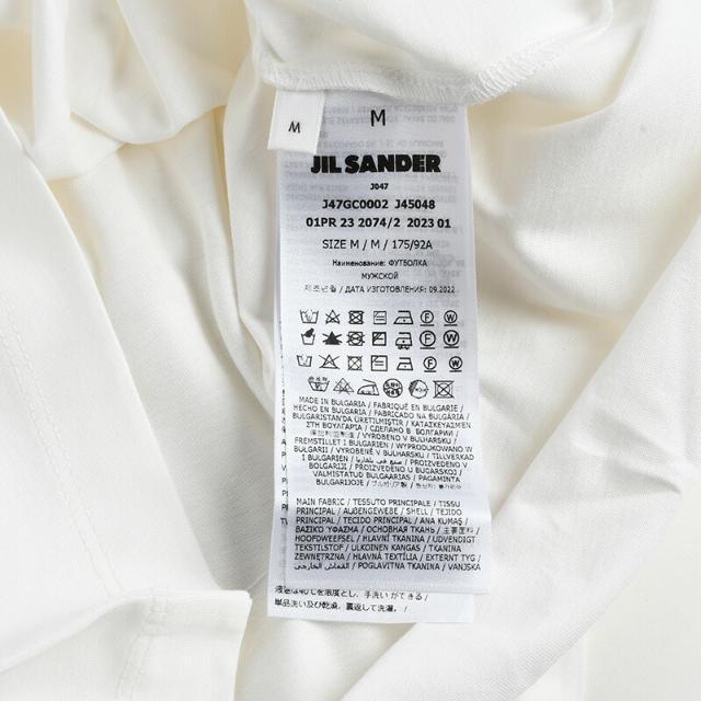 新品！JIL SANDER＋オーガニックコットンTシャツMサイズ相当NAVY