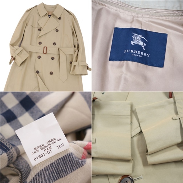 BURBERRY(バーバリー)のバーバリー ロンドン BURBERRY LONDON コート トレンチコート メンズ ライナー付き コットン アウター 94-175-6(L相当) ベージュカーキ メンズのジャケット/アウター(トレンチコート)の商品写真