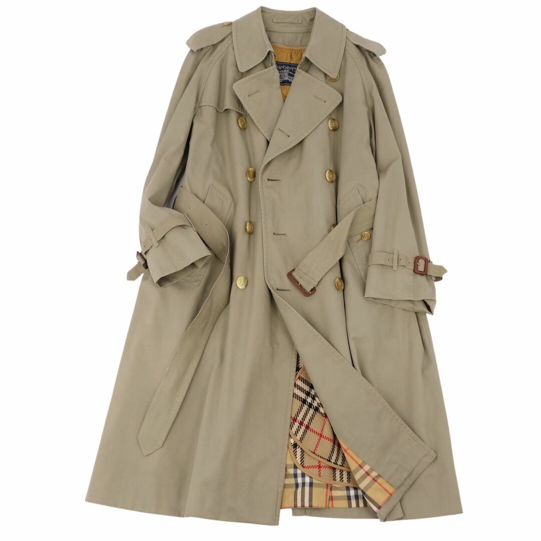 BURBERRY(バーバリー)のVintage バーバリー Burberrys コート  トレンチコート メンズ ライナー付き コットン アウター 古着 92-170(M相当) ベージュカーキ メンズのジャケット/アウター(トレンチコート)の商品写真