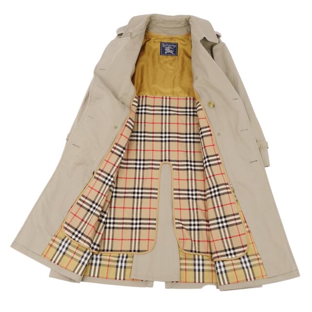 BURBERRY(バーバリー)の美品 Vintage バーバリー Burberrys コート トレンチコート メンズ コットン アウター 古着 92-170(M相当) ベージュ メンズのジャケット/アウター(トレンチコート)の商品写真