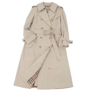 バーバリー(BURBERRY)の美品 Vintage バーバリー Burberrys コート トレンチコート レディース コットン アウター 古着 L ベージュ(トレンチコート)