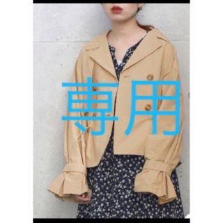 ダブルクローゼット(w closet)のw closet/ショート トレンチコート レディース ダブルクローゼット(トレンチコート)