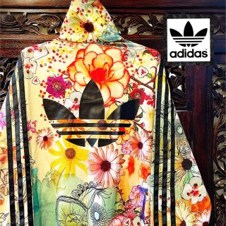 アディダス(adidas)のアディダス オリジナルス ファーム コラボ ジャージ パーカー 花柄 ブルゾン(ブルゾン)