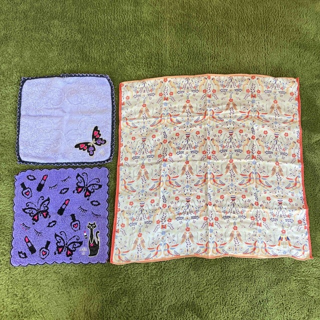 ANNA SUI - 即決 ANNA SUI アナスイ タオルハンカチ ハンカチ 3枚