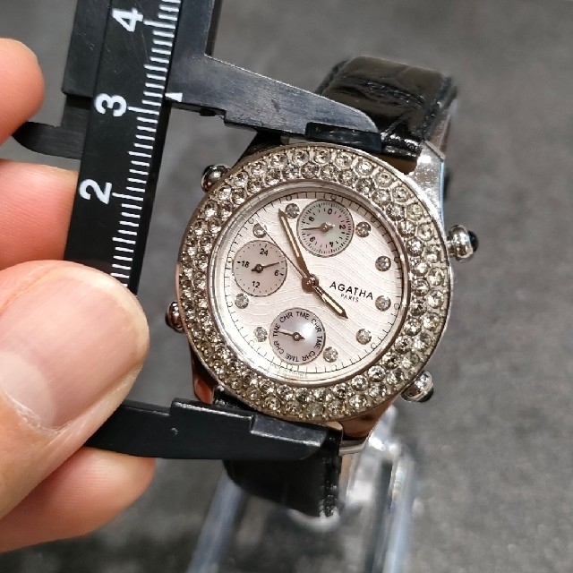 AGATHA(アガタ)のジャンク品　Agatha アガタ　シルバー　腕時計 レディースのファッション小物(腕時計)の商品写真