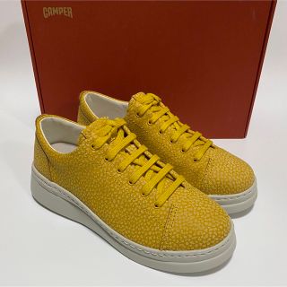 カンペール(CAMPER)の新品 Camper カンペール Runner Up レザースニーカー イエロー(スニーカー)