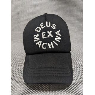 デウスエクスマキナ(Deus ex Machina)のDEUS　黒メッシュキャップ(キャップ)