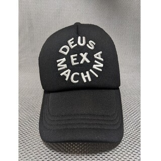 デウスエクスマキナ(Deus ex Machina)のDEUS　黒メッシュキャップ(キャップ)