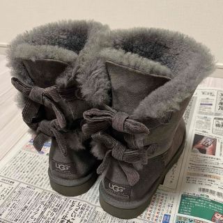 アグオーストラリア(UGG AUSTRALIA)のUGG★ムートンブーツ グレー 25㎝(ブーツ)