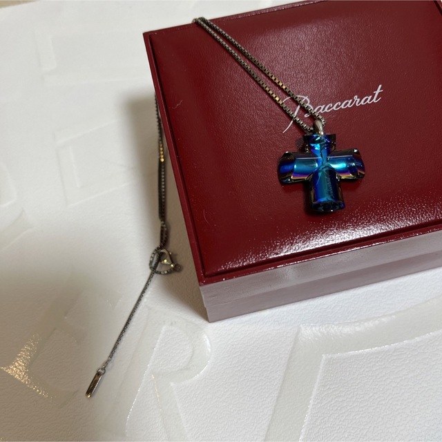 バカラ クロスネックレス エデンスカラベブルー美品です | svetinikole