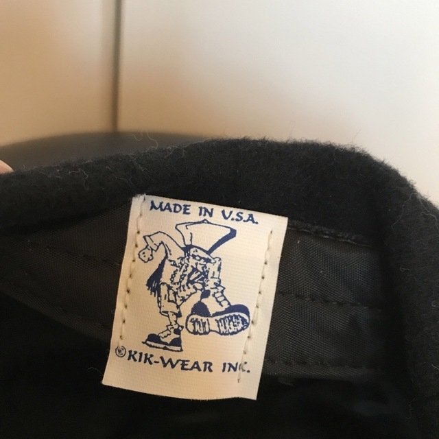 極希少　kikwear USA製　ハンチング　ウール　フリース　デッドストック