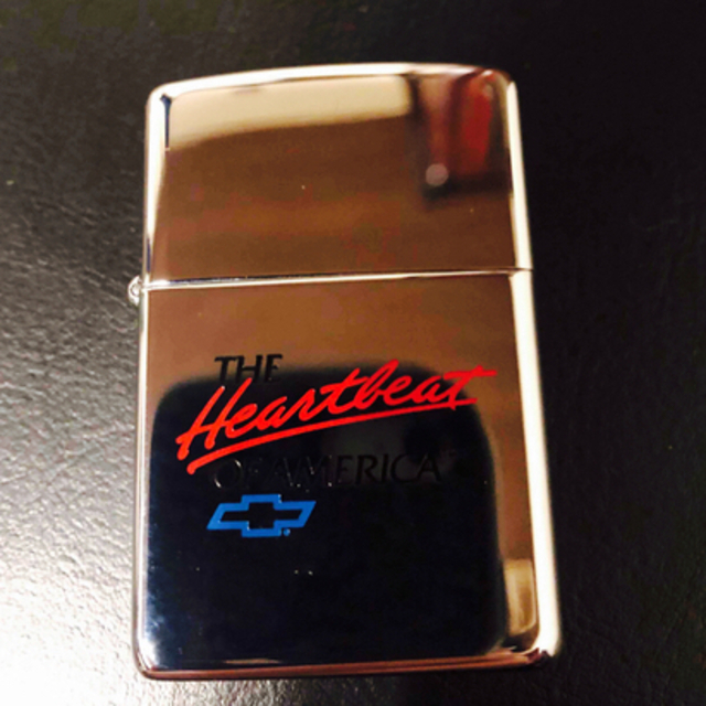 ヴィンテージzippoCHEVROLET THE Heartbeat OF AMERICA ZIPPO