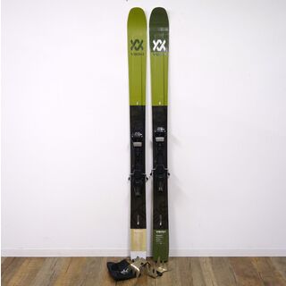 フォルクル(Volkl)の美品 フォルクル VOLKL BCスキー 100EIGHT 181cm 108 ビンディング MARKER DUKE スキー アイゼン 付き ファット アウトドア 重量実測：3450g（ビンディング含む1本)(板)