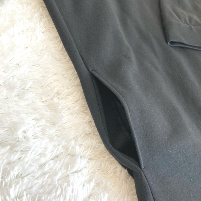 美品✨ 23区 ビジュー付きワンピース O’Jersey ストレッチ素材 M 黒