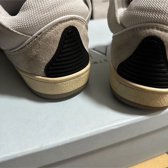 期間限定送料無料】 LANVIN - Lanvin Curb スエードトリム スニーカー