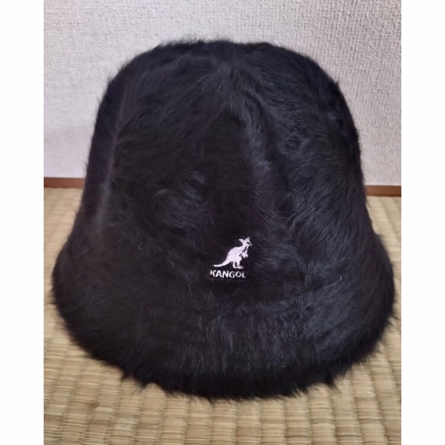 KANGOL(カンゴール)の冬物ラストSALE☆カンゴール ファー バケットハット ワンポイント 男女兼用 レディースの帽子(ハット)の商品写真