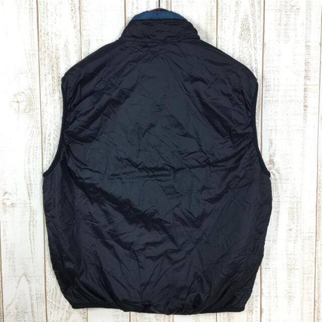 MENs S パタゴニア 1999 パフボール ベスト PUFFBALL VEST ブラック×パシフィックブルー アメリカ製 マイクロロフト  インサレーション 生産終了モデル 入手困難 PATAGONIA 84013 Black / Pacific Blue ブラック系