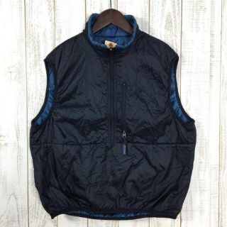 パタゴニア(patagonia)のMENs S  パタゴニア 1999 パフボール ベスト PUFFBALL VEST ブラック×パシフィックブルー アメリカ製 マイクロロフト インサレーション 生産終了モデル 入手困難 PATAGONIA 84013 Black / Pacific Blue ブラック系(その他)