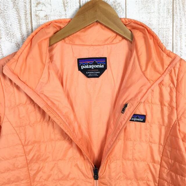 patagonia(パタゴニア)のWOMENs S  パタゴニア ナノパフ ジャケット Nano Puff Jacket プリマロフト ゴールド インサレーション PATAGONIA 84217 PCHS オレンジ系 レディースのファッション小物(その他)の商品写真