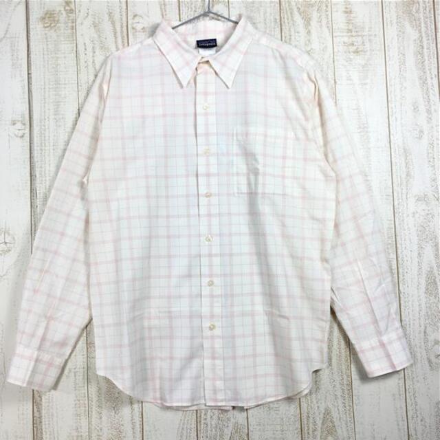 MENs M  パタゴニア 2006 ロングスリーブ ワーク シャツ Long-Sleeved Work Shirt 生産終了モデル 入手困難 PATAGONIA 53980 ホワイト系