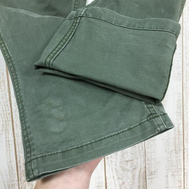 GRAMICCI ウール ナローパンツ カーキ サイズM クリーニング済み