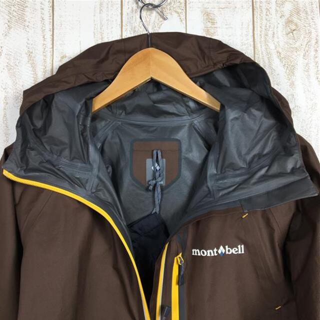 MENs S モンベル トレントフライヤー ジャケット ゴアテックス レインシェル フーディ MONTBELL 1128336 ブラウン系