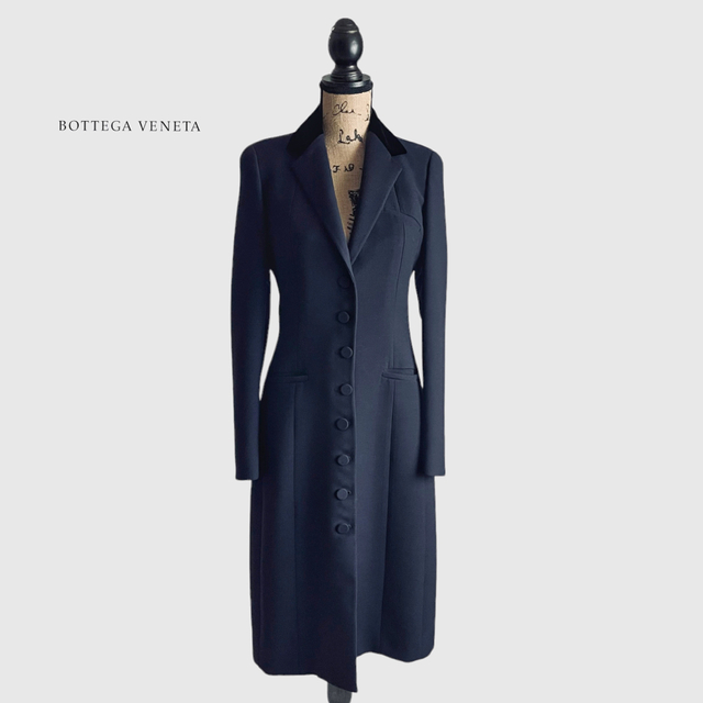 入園入学祝い Bottega ダークネイビー コート ボッテガヴェネタ VENETA