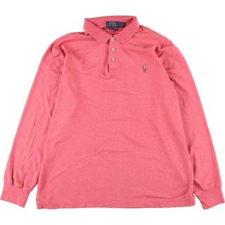 ラルフローレン(Ralph Lauren)の古着 ラルフローレン Ralph Lauren POLO RALPH LAUREN CLASSIC FIT 長袖 ポロシャツ メンズL /eaa312768(ポロシャツ)