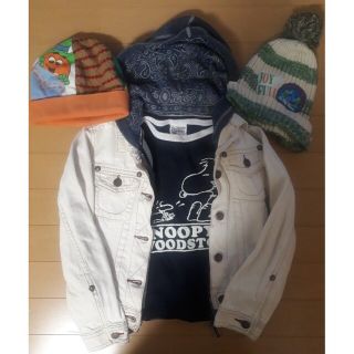 ギャップキッズ(GAP Kids)の男の子 110cm 5点セット Gジャン スヌーピーTシャツパーカー帽子 GAP(Tシャツ/カットソー)