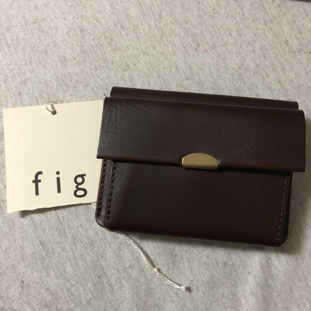 レディースfiglondon leather wallet （F コゲチャ）