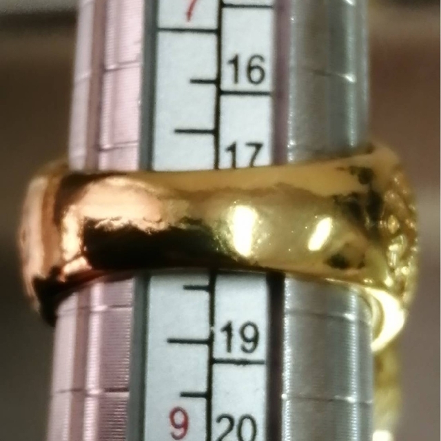 【SALE】リング メンズ アクセサリー ゴールド イーグル とり 指輪 18号 メンズのアクセサリー(リング(指輪))の商品写真