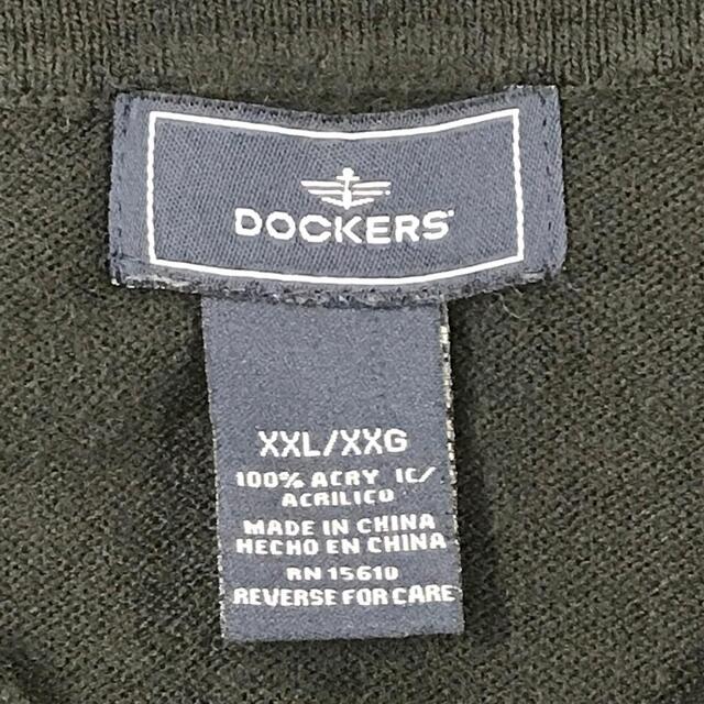 DOCKERS 襟付き ハーフボタン アクリルニットセーター メンズXL /eaa307782 2