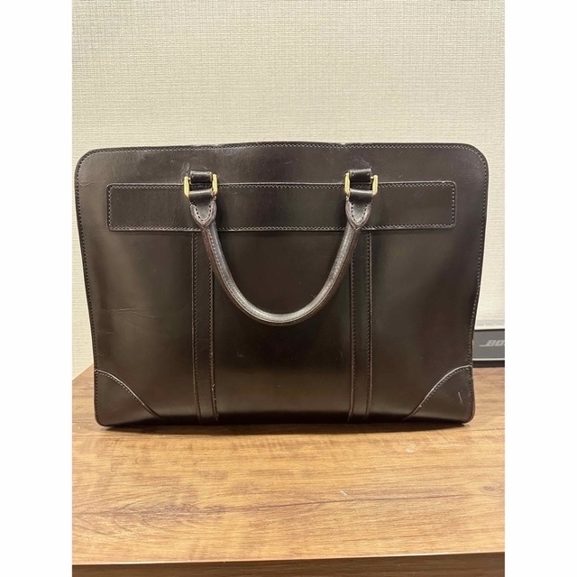 GANZO ガンゾ ブライドル ブリーフケース バッグ 鞄 定価143,000円