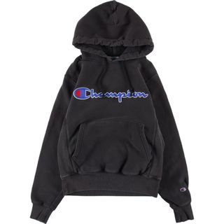 チャンピオン(Champion)の古着 チャンピオン Champion リバースウィーブ 復刻 単色タグ スウェットプルオーバーパーカー レディースM /eaa312947(トレーナー/スウェット)