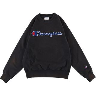 チャンピオン(Champion)の古着 チャンピオン Champion リバースウィーブ 復刻 単色タグ ロゴスウェット トレーナー レディースM /eaa314125(トレーナー/スウェット)